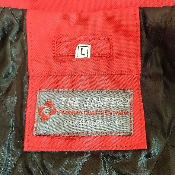 The Jasperz Southside Serpents Red Moto Jacket sz L - Picture 9 of 10